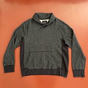 NWOT J. Crew shawl collar fleece size large